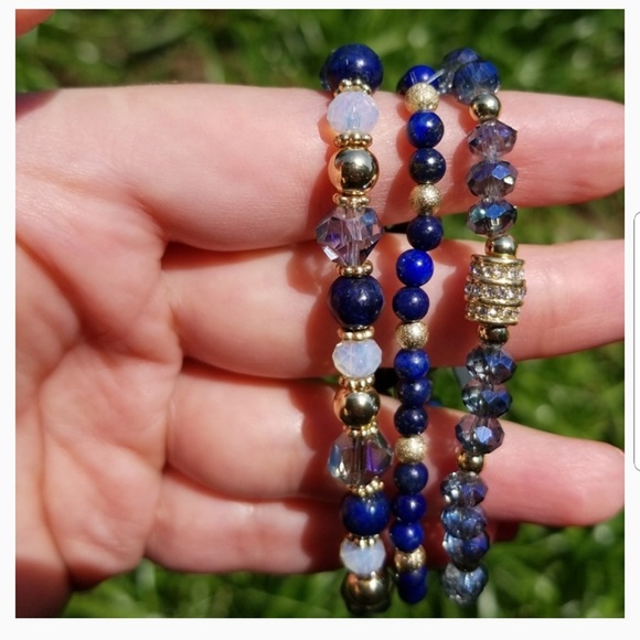 🆕 Blue & Gold Bracelet ✨ - Picture 8 of 8